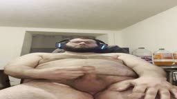 Masturbating