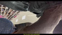 Encoxada dickflash candid