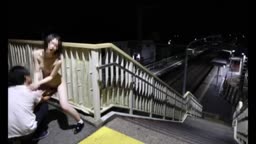 露出散歩とハメ撮り
