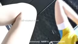 オマ◯コ丸見え！コスプレ撮影会　素人