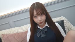 2853 SSS級18歳の美容系志望ゆいちゃん。白肌スレンダーな制服美女のピンクおま●こに初のオジザーメン中出し