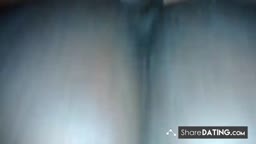 White Girl Squirts After Interracial Sex and Blowjob