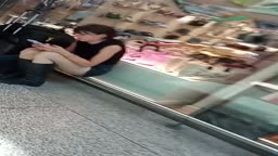 Candid teen at the station