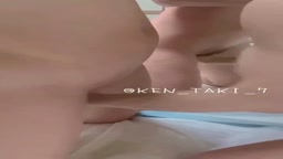 ダブル手マン潮吹き