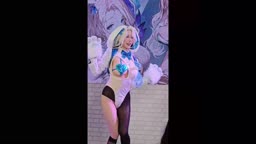 hnam コスプレイヤー　乳揺れ