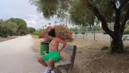 NP - Horny Latina My Pussy Was Very Wet So I Masturbate In The Park
