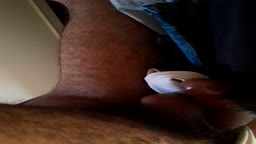 Semi erection dick, my little show...