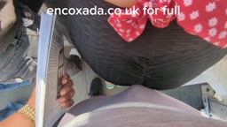 Encoxada South African girl shaking till cum