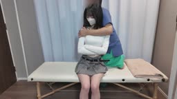 スレンダーマスク美女にエロ施術からの中出し