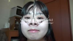 みくちゃんの3方向鼻フックと開口器、中出し（FC2 PPV 4943511）