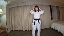 高校ベスト8の空手女子