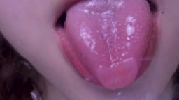 アクリル舐め asmr