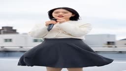 【AIごめんなさい、風が強くてパンティが見えちゃってます 1