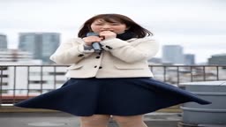 【AI】ごめんなさい、風が強くてパンティが見えちゃってます 14