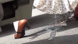 駐車場野ション
