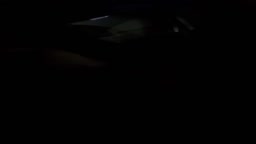 ◯し撮り　車内生外（中出し成功）