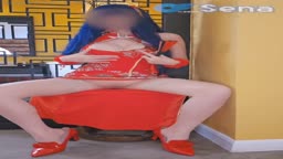 Sena_masturbating