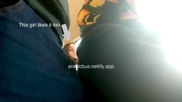 Arabic bus groping