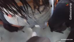 Encoxada teen brazilian