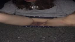 不倫妻　全裸野外セックス