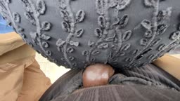 Indian Chick shakes the shit out of her booty to make LC Cum like crazy