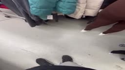 cum in ass in the clothing store
