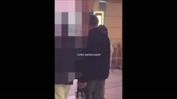 Encoxada Dickflash cum ass