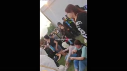 Encoxada Dickflash cum ass