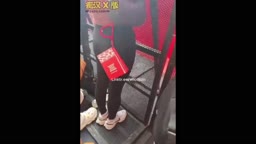 Encoxada Dickflash cum ass