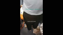 Encoxada Dickflash cum ass