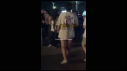 Encoxada Dickflash cum ass