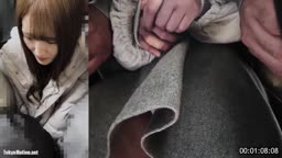 Toilet我慢中の女子大生が被触に遭って悶絶失速