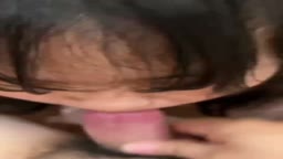 フェラごっくん練習中
