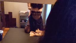 野外露出のあと 後ろから