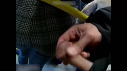 Cum in beautiful ass in bus