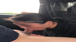 車内フェラ　手コキ