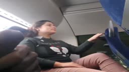 Horny female - Passenger bus