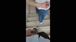 Encoxada Dickflash cum ass