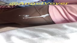 MILF with cum-smeared ass