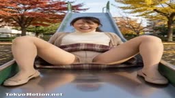 【AI】パンツが見えても気にしないもん 6