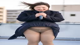 【AI】ごめんなさい、風が強くてパンティが見えちゃってます 33