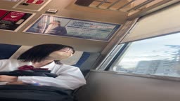 電車内対面