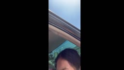 Bad streamer mom flashes for money while .... In car