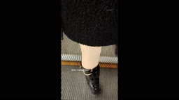 Encoxada Dickflash cum ass
