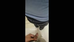 Encoxada Dickflash cum ass