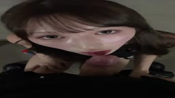 美女インフルエンサー　彼氏　フェラ　流