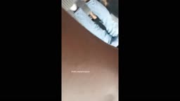 Encoxada Dickflash cum ass