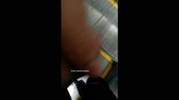 Encoxada Dickflash cum ass