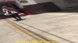 chasing the girl