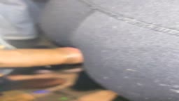 Arrimon en mallas verga afuera cum
